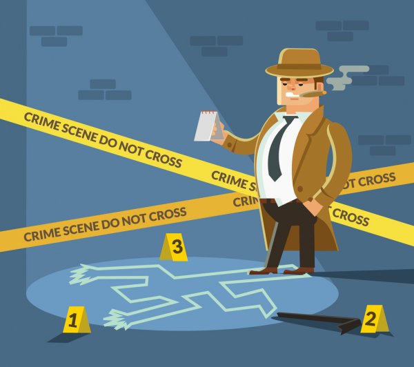 Visual of a User Journey Crime Investigation